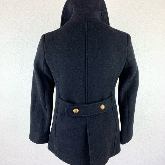 J. CREW Nello Gori short pea coat size 00P - Picture 5 of 5